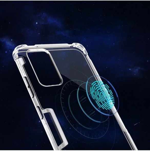 Ett elegant fodral för Med det här omslaget kommer du att vara lugn mot Samsung Galaxy S20 Plus.