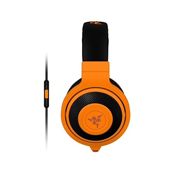 Razer Kraken Mobile - Analoga Gaming och Musikhörlurar Neon Orange