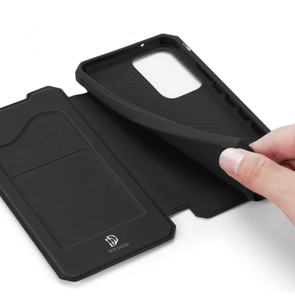 Svart och väldigt snyggt omslag Samsung Galaxy S10 Lite.