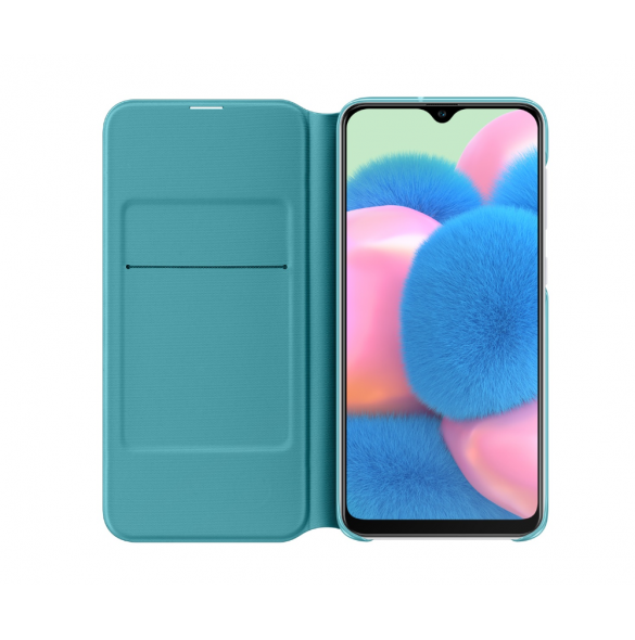Samsung EF-WA307PWEGWW Wallet Cover med kortplats för Samsung Galaxy A30s / Galaxy A50 - Vit