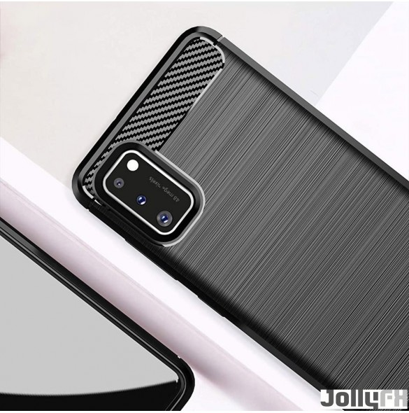 Svart och väldigt snyggt omslag Samsung Galaxy A41.