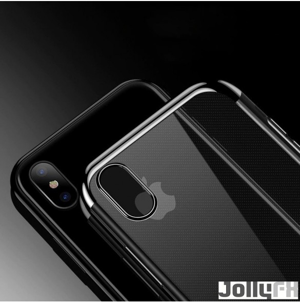 Svart och mycket snyggt omslag iPhone XS / iPhone X.