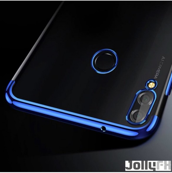 Blått och väldigt elegant lock Huawei P Smart 2019.