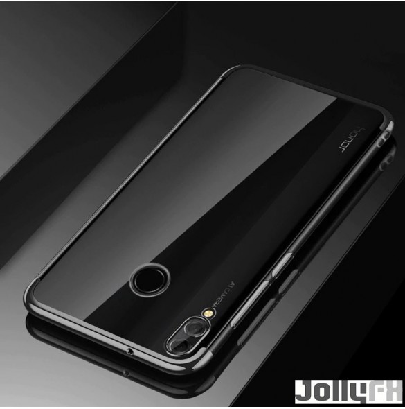 Svart och väldigt elegant lock Huawei P Smart 2019.
