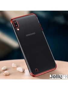 Rött och mycket snyggt omslag Samsung Galaxy A10.