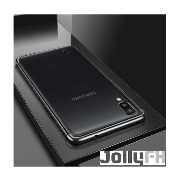 Svart och väldigt snyggt omslag Samsung Galaxy A10.