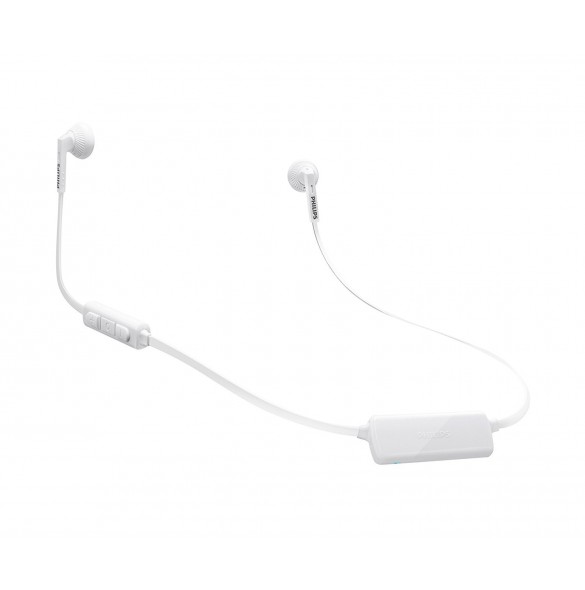 Philips SHB5250WT Wireless Stereo Bluetooth Headset with Microphone, Volume Control, Light, Rich Bass, ideal for Sports - Vit