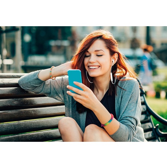 Philips SHB5250WT Wireless Stereo Bluetooth Headset with Microphone, Volume Control, Light, Rich Bass, ideal for Sports - Vit