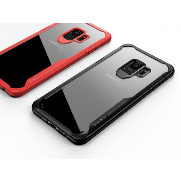 iPaky Survival Case Gel Fallskydd för Samsung Galaxy S9 Plus G965 - Grå