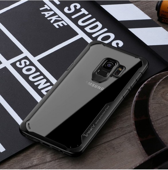 iPaky Survival Case Gel Fallskydd för Samsung Galaxy S9 Plus G965 - Grå