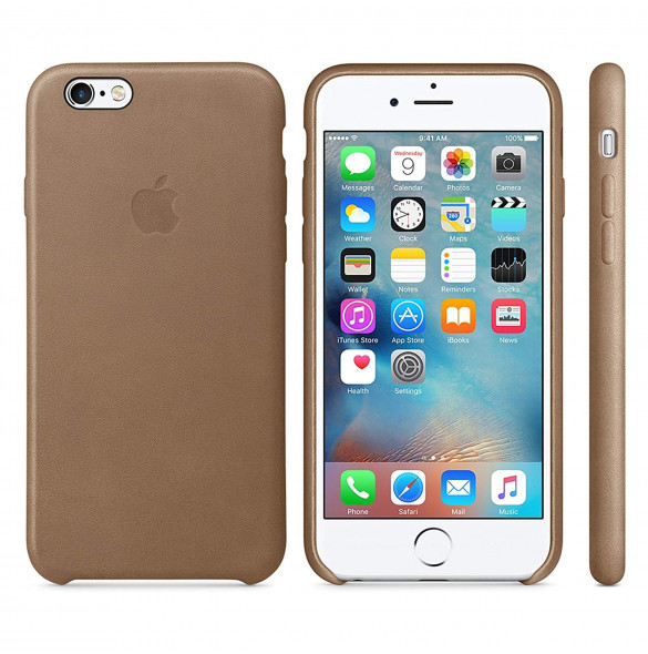 Apple MKX92ZM/A Läderskal till iPhone 6 Plus, iPhone 6S Plus - Brun