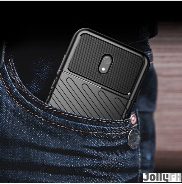 Blått och mycket snyggt omslag Xiaomi Redmi 8A.