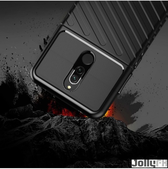 Xiaomi Redmi 8 och väldigt snyggt skydd från JollyFX.