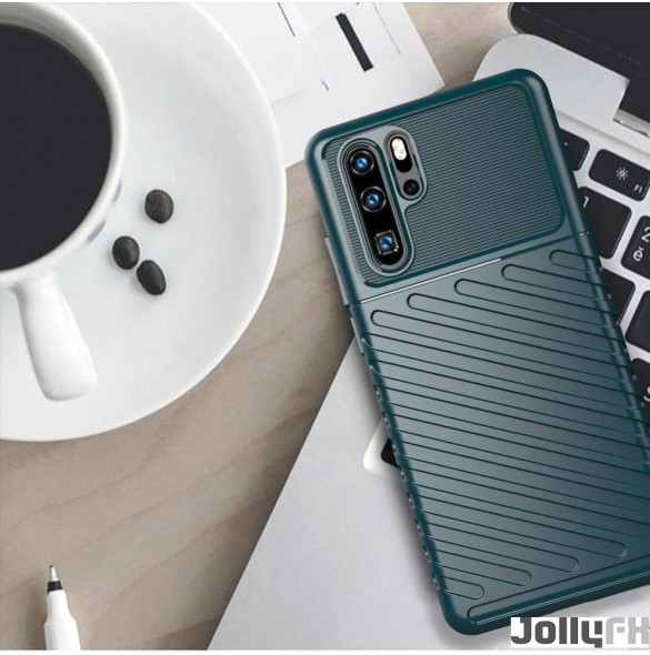 Grönt och mycket snyggt omslag Huawei P30 Pro.
