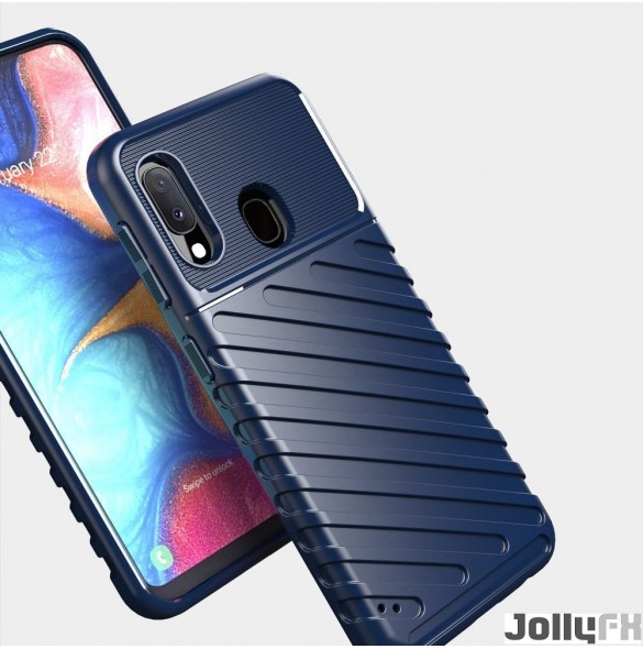 Samsung Galaxy A20e och väldigt snyggt skydd från JollyFX.
