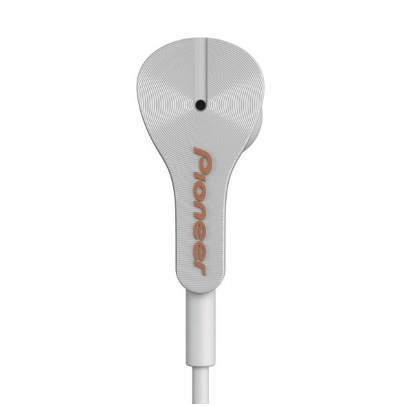 Pioneer Rayz SE-LTC3R-W Lightning-Powered Noise Cancelling Earphones with Smart Button and Companion App - Onyx