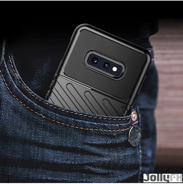 Samsung Galaxy S10e och väldigt snyggt skydd från JollyFX.