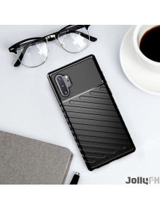 Svart och väldigt snyggt omslag Samsung Galaxy Note 10 Plus.