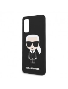 Samsung Galaxy S20 och väldigt snyggt skydd från Karl Lagerfeld.