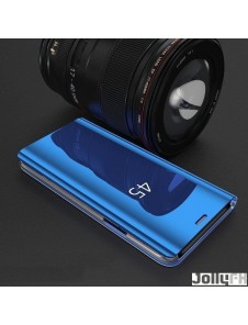 Blått och väldigt snyggt omslag Samsung Galaxy S10 Lite.