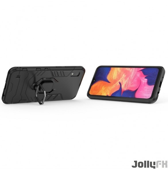 Svart och väldigt snyggt omslag Samsung Galaxy A10.