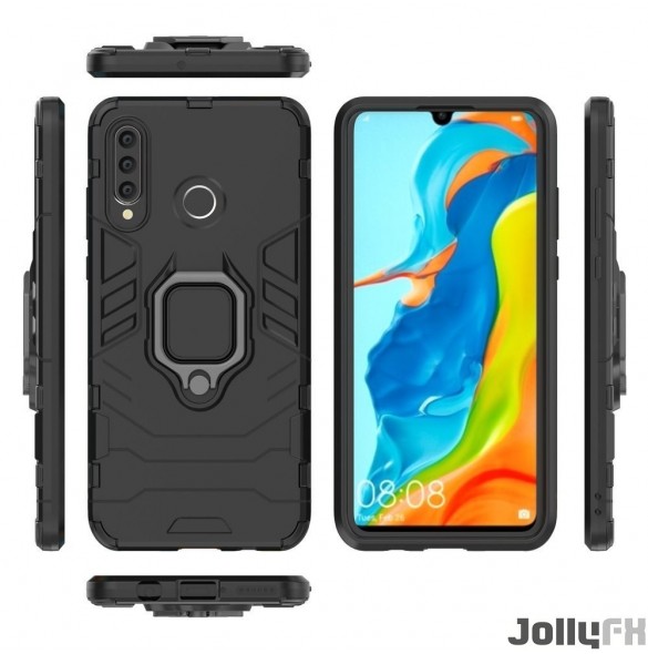 Svart och väldigt snyggt omslag Huawei P30 Lite.