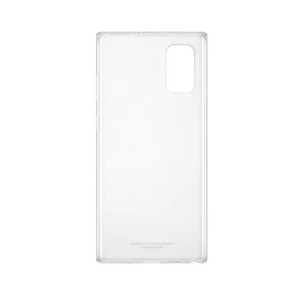 Genomskinlig och mycket praktiskt omslag från Samsung.