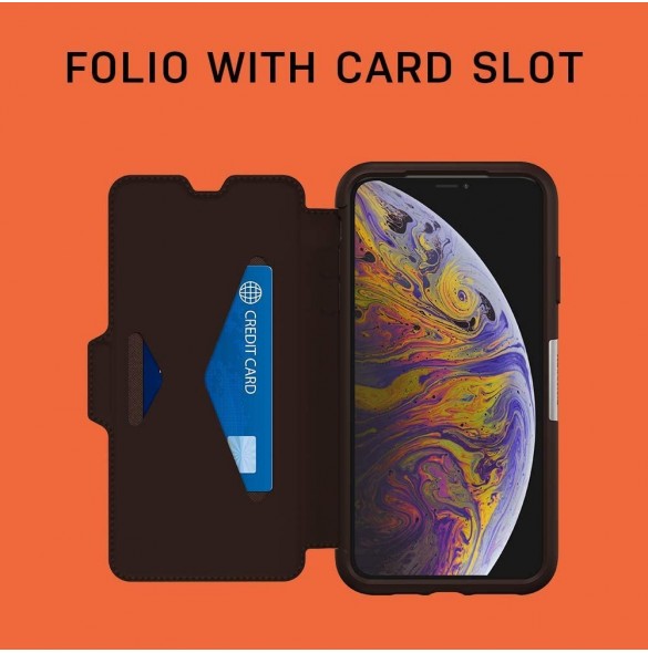 OtterBox Strada Series till iPhone XS Max (77-60132) - Svart