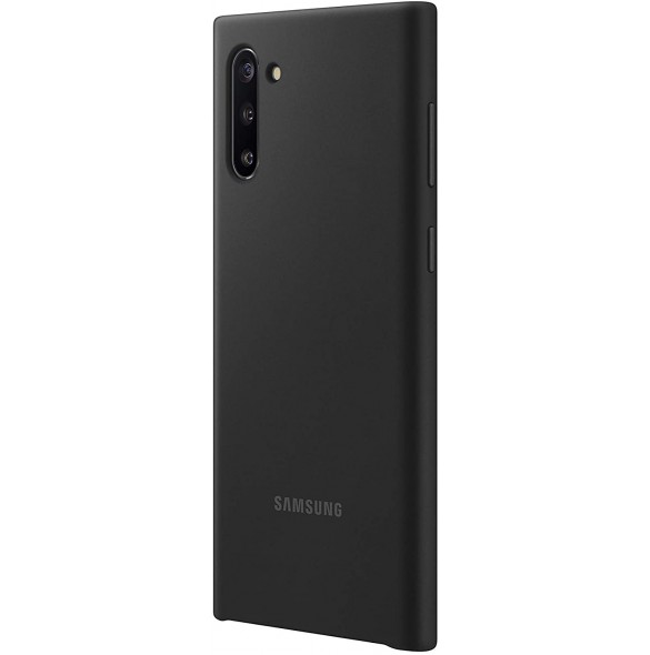 Samsung Silicone Cover Samsung Galaxy Note 10 - Svart EF-PN970TBE (EU Blister)