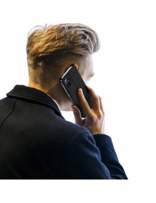 Svart och väldigt snyggt omslag Samsung Galaxy A71 5G.