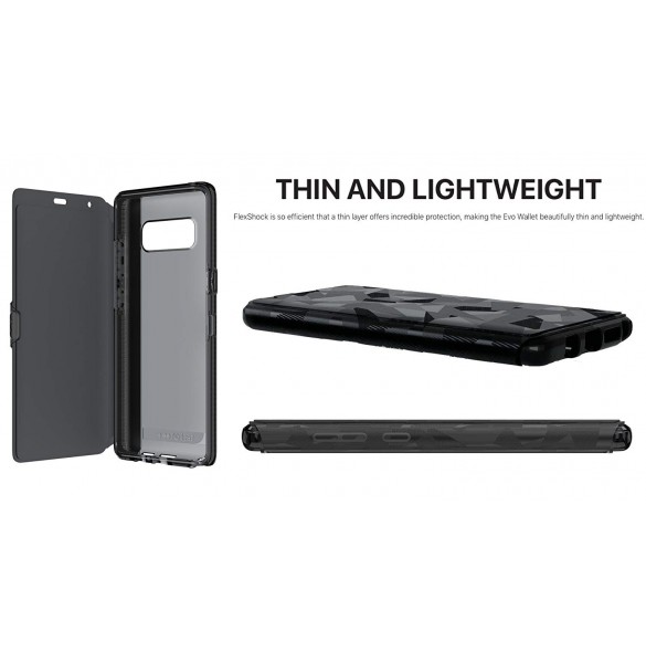 Tech21 T21-5762 Evo Wallet Folio Cover till Samsung Galaxy Note8 - Svart