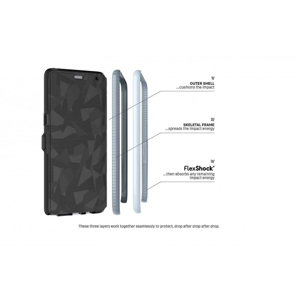 Tech21 T21-5762 Evo Wallet Folio Cover till Samsung Galaxy Note8 - Svart