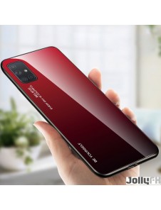 Svart-röd och väldigt snygg täckning Samsung Galaxy A71.