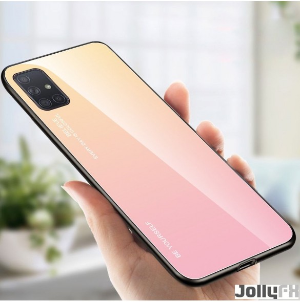 Rosa och väldigt snyggt omslag Samsung Galaxy A71.