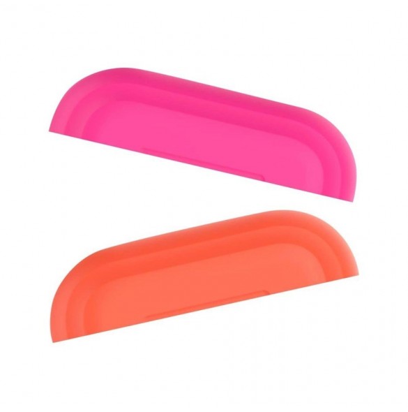 Puro Icon Fluo Silica Gel Case Protector för Apple Airpods Pro - Orange
