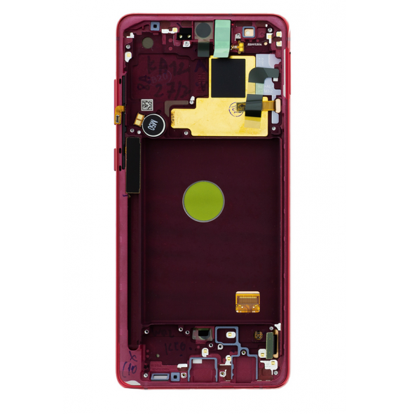 LCD-display + Touch Unit Samsung Galaxy Note 10 Lite - Röd (Service Pack)