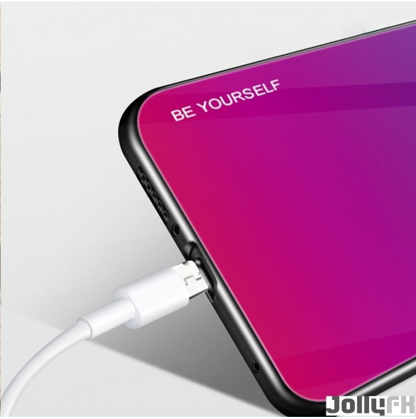 Grön-lila och mycket praktiskt omslag från JollyFX.
