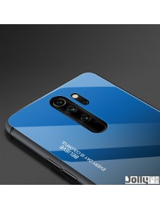 Svartröd och väldigt snygg täcka Xiaomi Redmi Note 8 Pro.