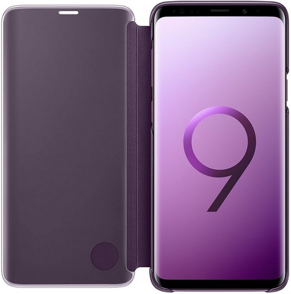 Samsung EF-ZG965CVEGWW Clear View Cover Skal till Samsung Galaxy S9 Plus - Lila
