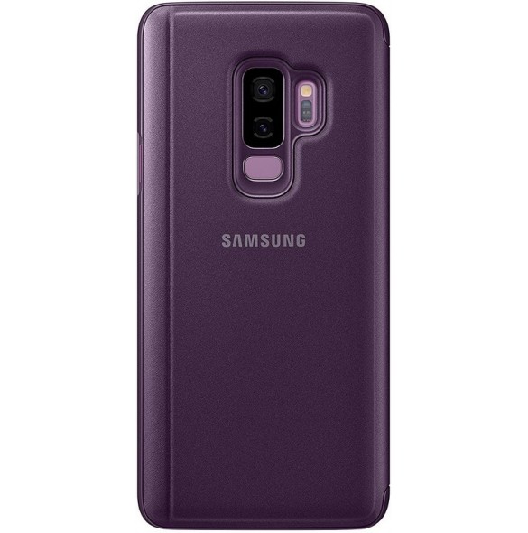 Samsung EF-ZG965CVEGWW Clear View Cover Skal till Samsung Galaxy S9 Plus - Lila