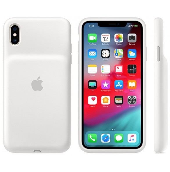 Apple MRXR2ZM/A Smart Battery Case till iPhone XS Max - Vit