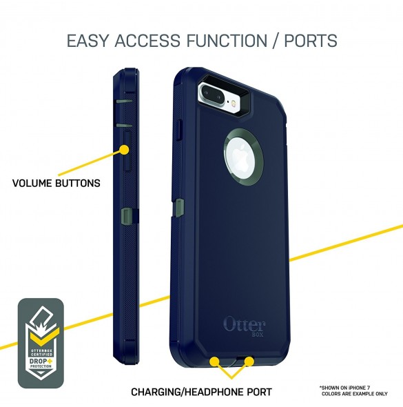OtterBox Defender Series till iPhone 7 Plus / iPhone 8 Plus - Svart