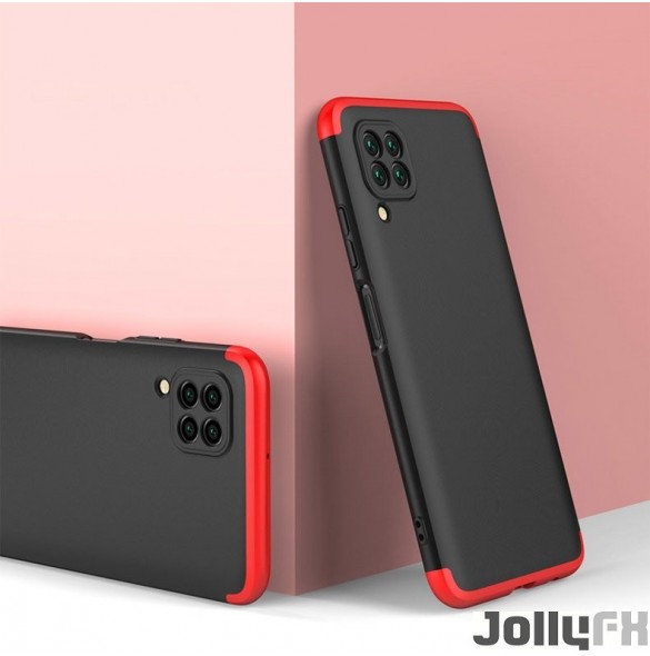 Svart-röd och mycket snygg täcka Huawei P40 Lite / Nova 7i / Nova 6 SE.