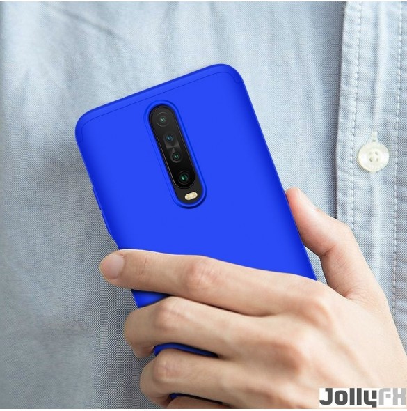 Blått och mycket snyggt omslag Xiaomi Redmi K30.