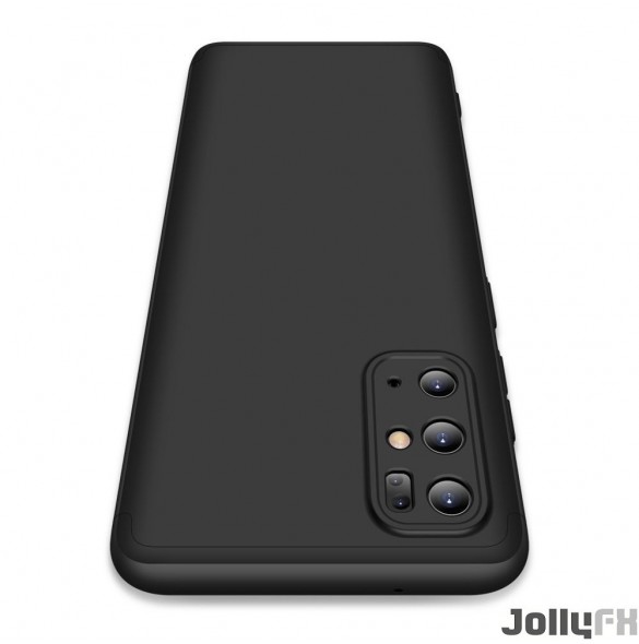 Svart och väldigt snyggt omslag Samsung Galaxy S20 Plus.