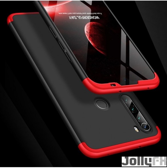 Svart-röd och väldigt snygg täcka Xiaomi Redmi Note 8T.