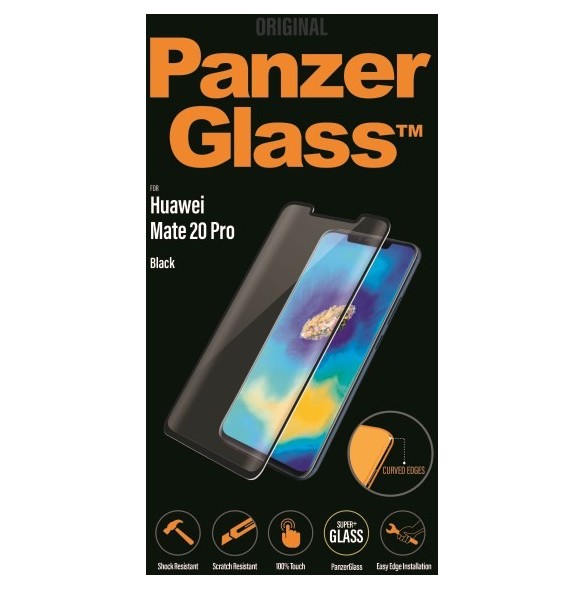 Huawei Mate 20 Pro PanzerGlass Skärmskydd - Svart