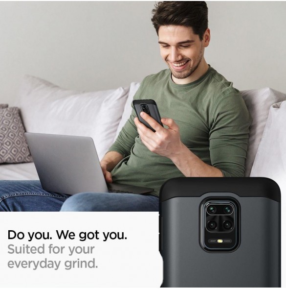 Metallskiffer och mycket snyggt omslag Xiaomi Redmi Note 9s / 9 Pro / 9 Pro Max.