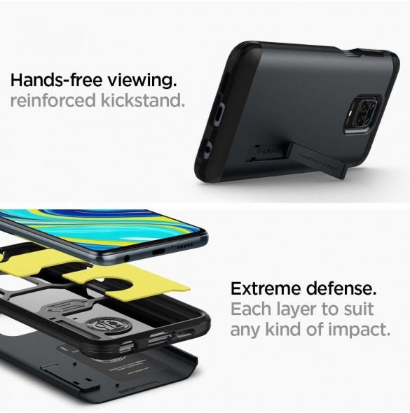 Spigen Tough Armor Xiaomi Redmi Note 9s / 9 Pro / 9 Pro Max - Metalskiffer
