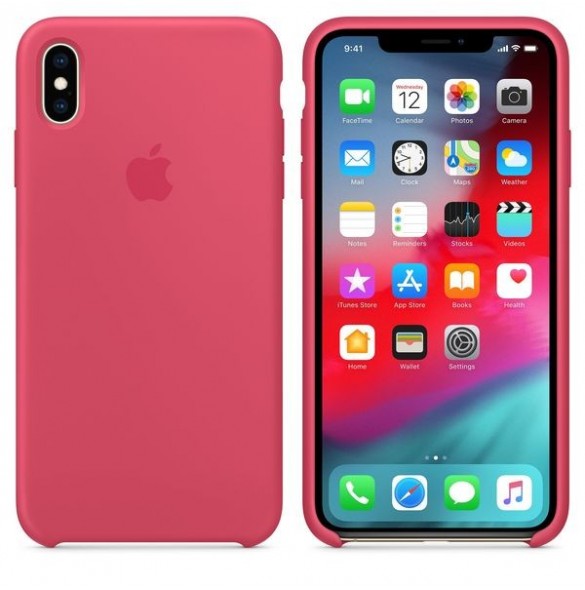 Apple MUJP2ZM/A Silicone Case till iPhone XS Max - Hibiscus